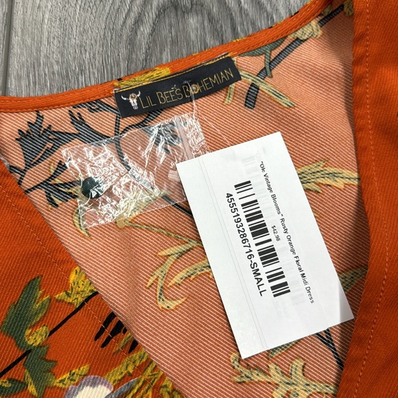 NWT Lil’ Bees Bohemian Dress - Picture 5 of 7